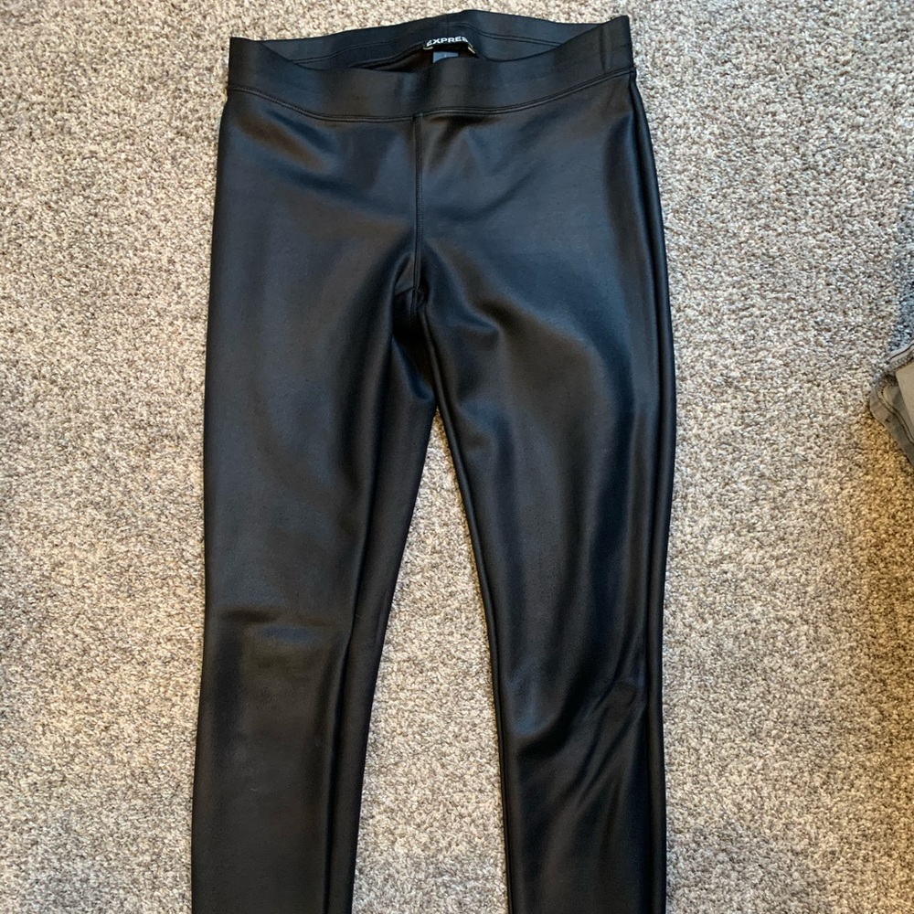 Women’s small express leather leggings